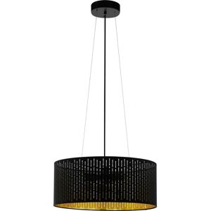 Eglo Black and Gold Ceiling Light - E27 Modern Pendant 3-Light Eglo Black and Gold Ceiling Light - E27 Modern Pendant 3-Light