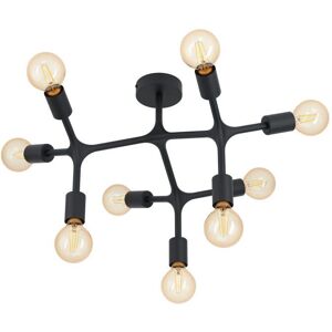 Eglo Bocadella 1 Svart Taklampa - 9 Ljus Modern Industriell Eglo Bocadella 1 Svart Taklampa - 9 Ljus Modern Industriell
