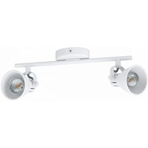 Eglo Seras 1 White Ceiling Light - LED GU10 2 Spot Eglo Seras 1 White Ceiling Light - LED GU10 2 Spot