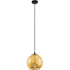 Eglo Albaraccin Pendant Light - Gold Glass - 40W - E27 - Vintage Style Eglo Albaraccin Pendant Light - Gold Glass - 40W - E27 - Vintage Style