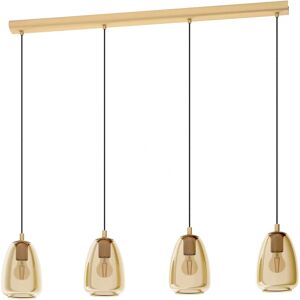 Eglo Alobrase Amber Pendant Light - 40W E27 Modern Design Eglo Alobrase Amber Pendant Light - 40W E27 Modern Design