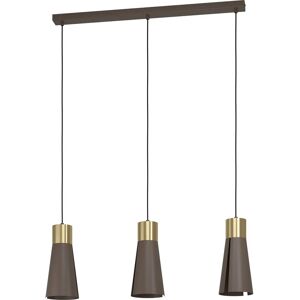 EGLO Losalomas Hängeleuchte - GU10 dimmbar Stahl Messing 110cm EGLO Losalomas Hängeleuchte - GU10 dimmbar Stahl Messing 110cm