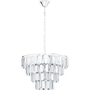 Eglo Erseka Suspension Light - Adjustable Height - Modern Crystal Design - Living & Dining - E14 Eglo Erseka Suspension Light - Adjustable Height - Modern Crystal Design - Living & Dining - E14