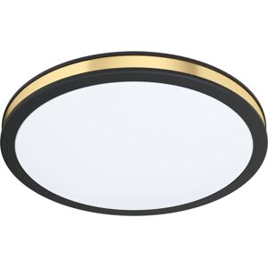 Eglo Pescaito Luce a Soffitto LED - 12W, Nero e Oro, 28cm Eglo Pescaito Luce a Soffitto LED - 12W, Nero e Oro, 28cm