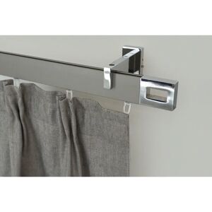 GARESA FLAT Silber Gardinenstange - Leichte bis Mittelschwere Vorhänge GARESA FLAT Silber Gardinenstange - Leichte bis Mittelschwere Vorhänge
