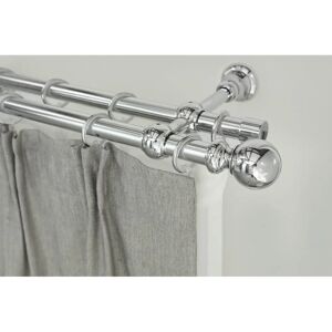 GARESA Andrea Gardinenstange - Verstellbar, Metall, 370cm, Grau GARESA Andrea Gardinenstange - Verstellbar, Metall, 370cm, Grau