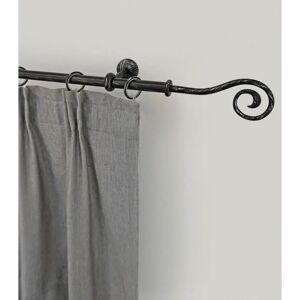 GARESA ESPERANCA Gardinenstange - Rustikal, 480cm, Schwarz GARESA ESPERANCA Gardinenstange - Rustikal, 480cm, Schwarz