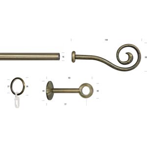 GARESA ESPERANCA Gold Gardinenstange 470cm - Vorhangstange GARESA ESPERANCA Gold Gardinenstange 470cm - Vorhangstange