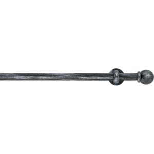 GARESA ESPERANCA Gardinenstange - Metall, 160cm, Schwarz GARESA ESPERANCA Gardinenstange - Metall, 160cm, Schwarz