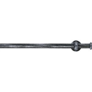 GARESA ESPERANCA Gardinenstange - 450cm, 16mm, schwarz - Einlauf GARESA ESPERANCA Gardinenstange - 450cm, 16mm, schwarz - Einlauf