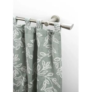 GARESA MOLIS Silber Gardinenstange 130cm Wandmontage GARESA MOLIS Silber Gardinenstange 130cm Wandmontage