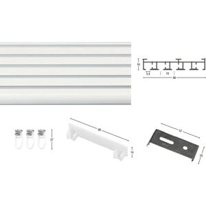 GARESA Smarte Gardinenschiene 5-läufig, 230cm, Weiß GARESA Smarte Gardinenschiene 5-läufig, 230cm, Weiß