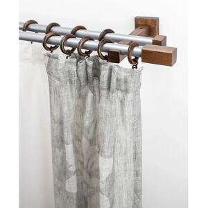 GARESA CUBUS Gardinenstange - 190cm, 2-läufig, braun GARESA CUBUS Gardinenstange - 190cm, 2-läufig, braun