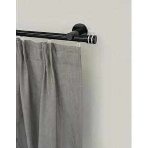 GARESA Schwarze Gardinenstange - 220cm, 20mm, Verlängerbar - Vorhangzubehör GARESA Schwarze Gardinenstange - 220cm, 20mm, Verlängerbar - Vorhangzubehör