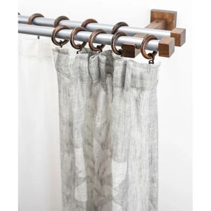 GARESA CUBUS Gardinenstange - 430cm, 2-läufig, nussbaum GARESA CUBUS Gardinenstange - 430cm, 2-läufig, nussbaum