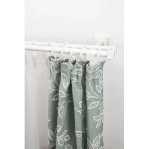 GARESA CUBUS Weiße Gardinenstange - 280cm, 2-läufig, verstellbar GARESA CUBUS Weiße Gardinenstange - 280cm, 2-läufig, verstellbar