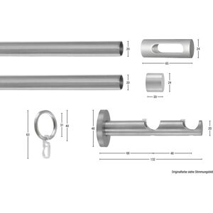 GARESA EASY Gold Gardinenstange - Verstellbar, 20mm, Aluminium GARESA EASY Gold Gardinenstange - Verstellbar, 20mm, Aluminium