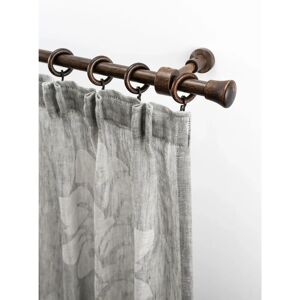 GARESA Sandri Holz-Vorhangstange - 290cm, 1-läufig, Braun GARESA Sandri Holz-Vorhangstange - 290cm, 1-läufig, Braun
