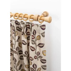 GARESA Sandri Holz-Gardinenstange - 190cm, 1-läufig, Braun - Gardinenstange GARESA Sandri Holz-Gardinenstange - 190cm, 1-läufig, Braun - Gardinenstange