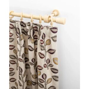 GARESA Sandri Holz-Gardinenstange - 450cm, beige, 1-läufig - Gardinenstangen GARESA Sandri Holz-Gardinenstange - 450cm, beige, 1-läufig - Gardinenstangen