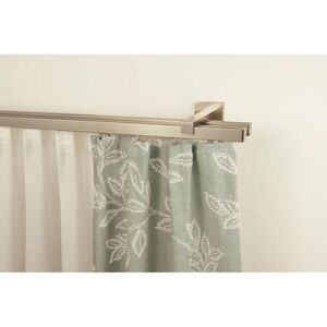 GARESA Nora Gardinenstange - Doppelstange, Aluminium, 100cm GARESA Nora Gardinenstange - Doppelstange, Aluminium, 100cm