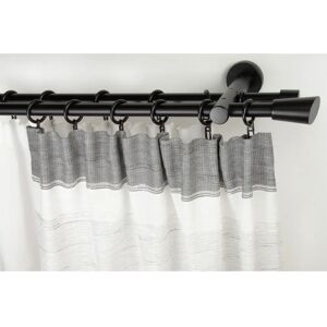 GARESA CLASSICO MOLIS - Schwarz - L270cm - 2-läufig Gardinenstange GARESA CLASSICO MOLIS - Schwarz - L270cm - 2-läufig Gardinenstange