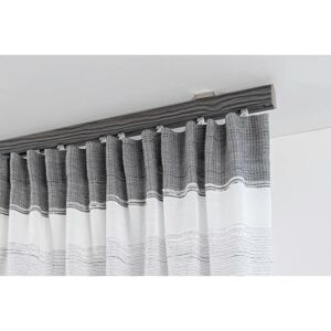 GARESA - FINN - grau - edelstahlfarben - 260 cm - Gardinenstange GARESA - FINN - grau - edelstahlfarben - 260 cm - Gardinenstange