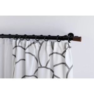 GARESA - LINA - Schwarz - 140cm - Gardinenstange GARESA - LINA - Schwarz - 140cm - Gardinenstange