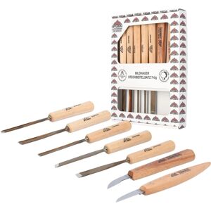 Stubai Model 510201 - 7-delig set beitels en holle messen Stubai Model 510201 - 7-delig set beitels en holle messen