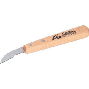 Stubai 510621 Snijmes - Gebogen - 50 mm Staal Stubai 510621 Snijmes - Gebogen - 50 mm Staal