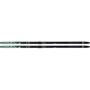 Fischer Twin Skin Ef Asennettu Musta/Keltainen Hiihtosukset - Klassinen 204cm Fischer Twin Skin Ef Asennettu Musta/Keltainen Hiihtosukset - Klassinen 204cm