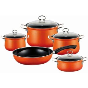 Ensemble de maille 5 pièces Riess, Poêle + Casserole, Rouge - Ensemble de cuisson - Publicité Ensemble de maille 5 pièces Riess, Poêle + Casserole, Rouge - Ensemble de cuisson - Publicité