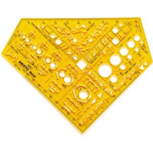 Aristo AR5051 - Hex, Welding, Tolerance - Drawing Template Aristo AR5051 - Hex, Welding, Tolerance - Drawing Template