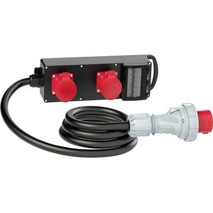 PCE Portable Rubber Power Distributor - IP44 PCE Portable Rubber Power Distributor - IP44
