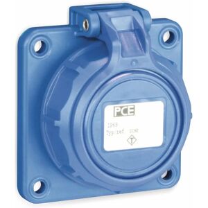 PCE 20352-8b Waterbestendige Stekkerdoos - IP66/68, 16A, Blauw PCE 20352-8b Waterbestendige Stekkerdoos - IP66/68, 16A, Blauw