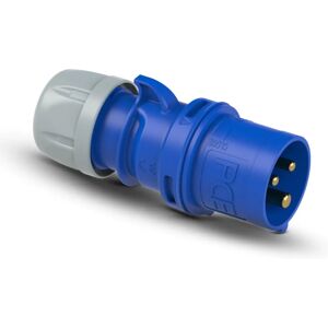 PCE 172500009 Blå Grå Hannen CEE-CARA 16A 3P 230V - Elektrisk kontakt PCE 172500009 Blå Grå Hannen CEE-CARA 16A 3P 230V - Elektrisk kontakt