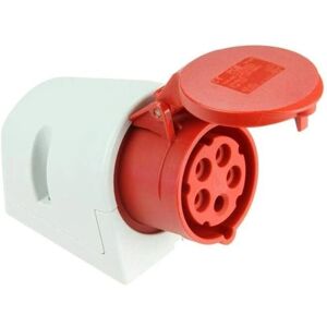 PCE Rood Industriestekker 32A 5-polig 400V - Industrial Socket PCE Rood Industriestekker 32A 5-polig 400V - Industrial Socket