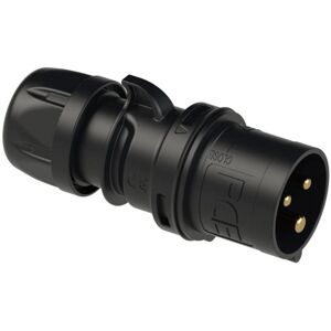 PCE 013-6x Black 16A 3P 6H Cee-Cara Connector PCE 013-6x Black 16A 3P 6H Cee-Cara Connector