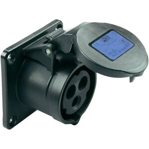 PCE 313-6x Paneelcontactdoos IP44 16A 3P Zwart PCE 313-6x Paneelcontactdoos IP44 16A 3P Zwart
