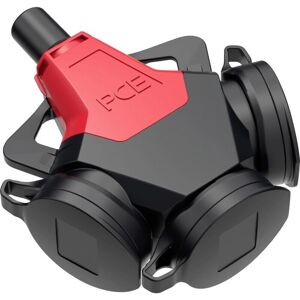 PC Electric 243711-src5 - Gummi-Dreifach-Adapter mit Spannungsanzeige - Netzstecker PC Electric 243711-src5 - Gummi-Dreifach-Adapter mit Spannungsanzeige - Netzstecker