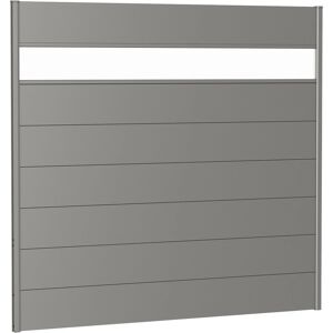 Biortho Pantalla de Privacidad Plateada - Acero, Acrílico, 182cm x 194cm Biortho Pantalla de Privacidad Plateada - Acero, Acrílico, 182cm x 194cm