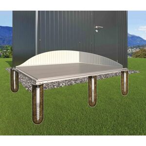 Biohort SmartBasePLUS - Gartenhausfundament mit Erdschrauben - Silber Biohort SmartBasePLUS - Gartenhausfundament mit Erdschrauben - Silber