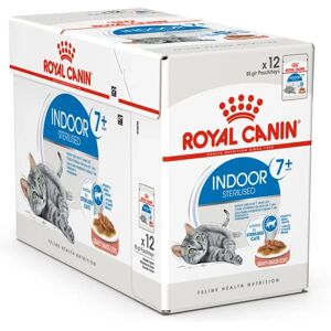 Royal Canin Indoor Sterilised 7+ in Gravy - Multibuy 48 x 85g Royal Canin Indoor Sterilised 7+ in Gravy - Multibuy 48 x 85g