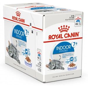 Royal Canin Indoor Sterilised 7+ Jelly - Multibuy: 48 x 85g Royal Canin Indoor Sterilised 7+ Jelly - Multibuy: 48 x 85g