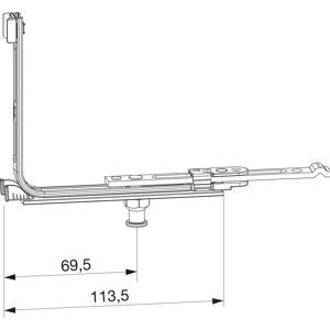 Maco - 210561 - Silber - 260-1800mm - Door hardware Maco - 210561 - Silber - 260-1800mm - Door hardware