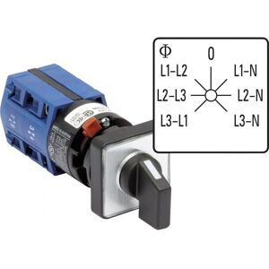 Kraus & Naimer CG4 Spændingsskifter - 10A, Grå/Sort - Skifte Kraus & Naimer CG4 Spændingsskifter - 10A, Grå/Sort - Skifte