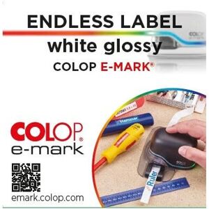 Colop 155361 White Self-adhesive Printer Label - Printer Type Colop 155361 White Self-adhesive Printer Label - Printer Type