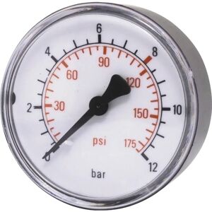 Elmag Modèle 42220 Manomètre - 12 Bar, Ø40mm, Filetage 1/8" - Publicité Elmag Modèle 42220 Manomètre - 12 Bar, Ø40mm, Filetage 1/8" - Publicité