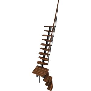 Minka - Mittelholmtreppe Quatro - Walnut-stained - Staircase Minka - Mittelholmtreppe Quatro - Walnut-stained - Staircase