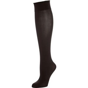 Wolford Velvet de Luxe 50 meias até o joelho (30923) - quase pretas Wolford Velvet de Luxe 50 meias até o joelho (30923) - quase pretas